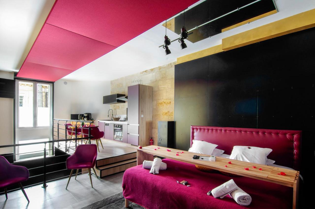 Mieuxqualhotel Jacuzzi Privatif Love Room Bordeaux Exterior photo